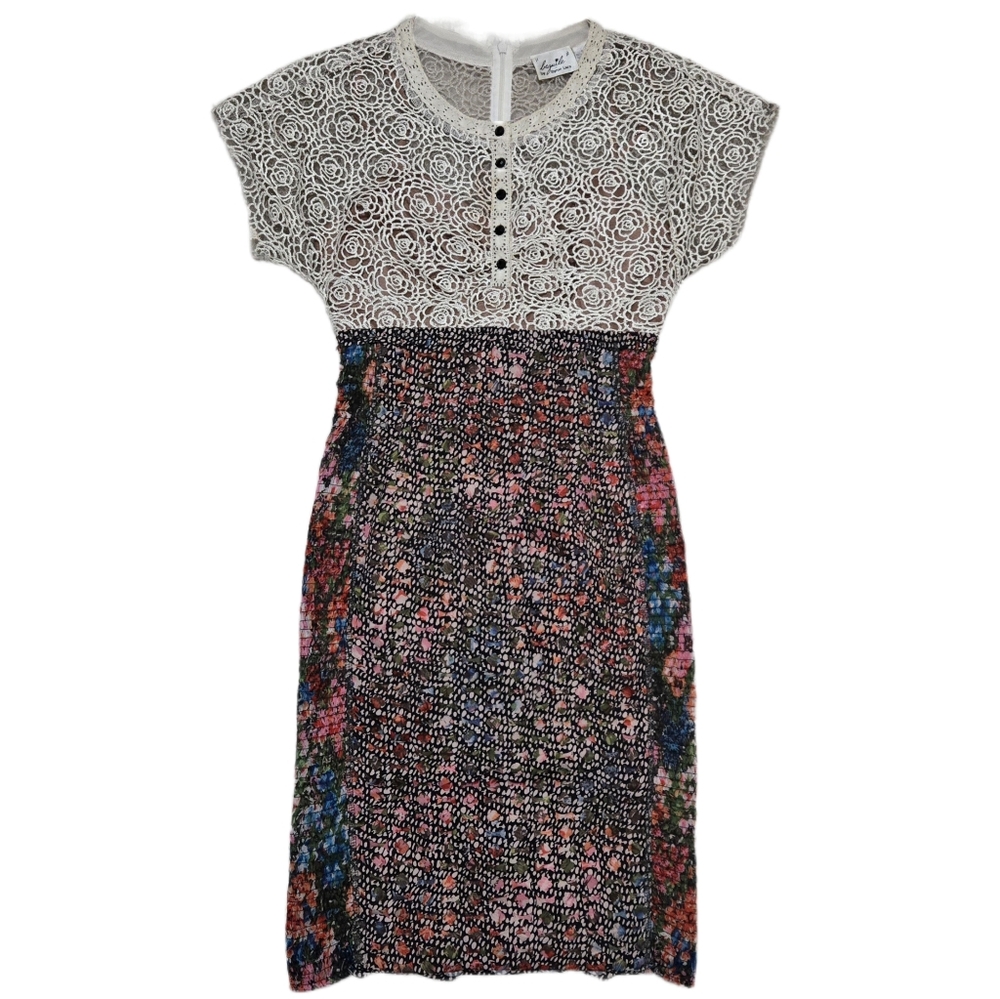 Anthropologie Beguile by Byron Lars Lace Study Sheath Dress Size 2